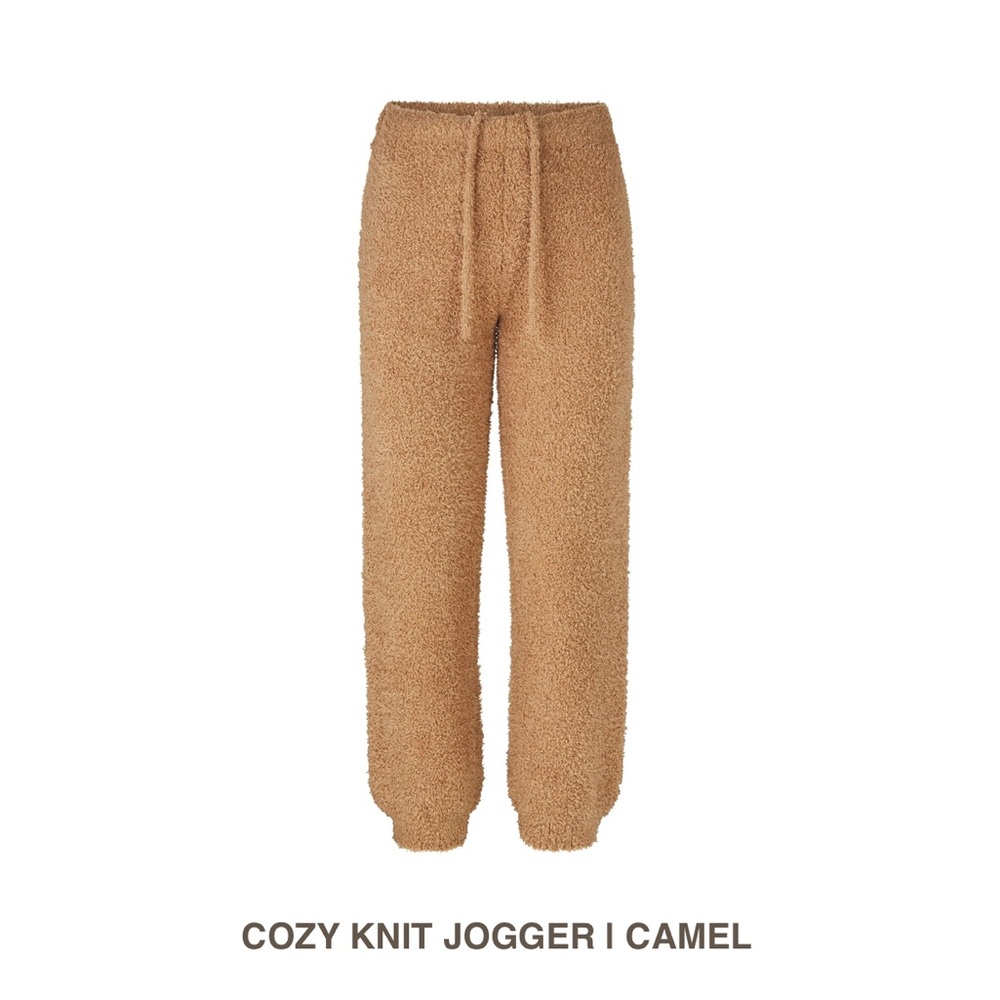 Skims cozy knit jogger in camel /L/XL NWT